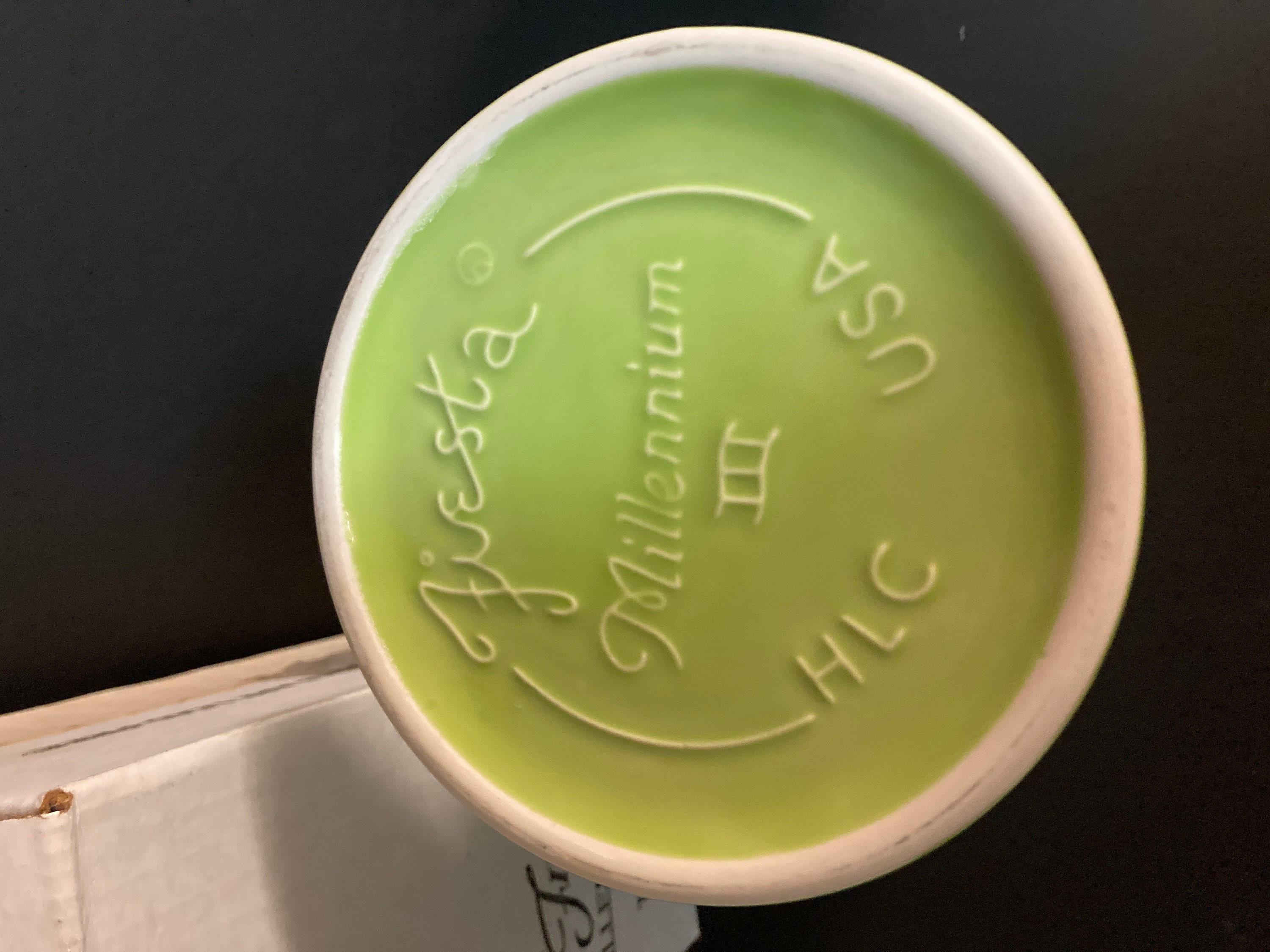 Fiestaware - Millennium III Vase - Chartreuse, Pearl Gray, Rose