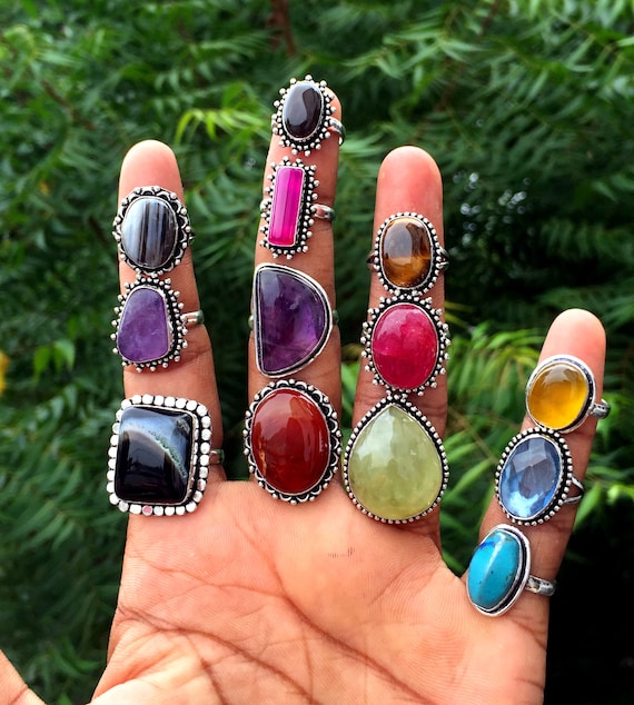 Amazon.com: BJIMIDTI Thin Jade Band Ring(Size:3), 100% Real Stone Jade Band  Ring: Clothing, Shoes & Jewelry