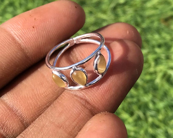 Adjustable Rings, Assorted Crystal Rings, Silver Overlay Handmade