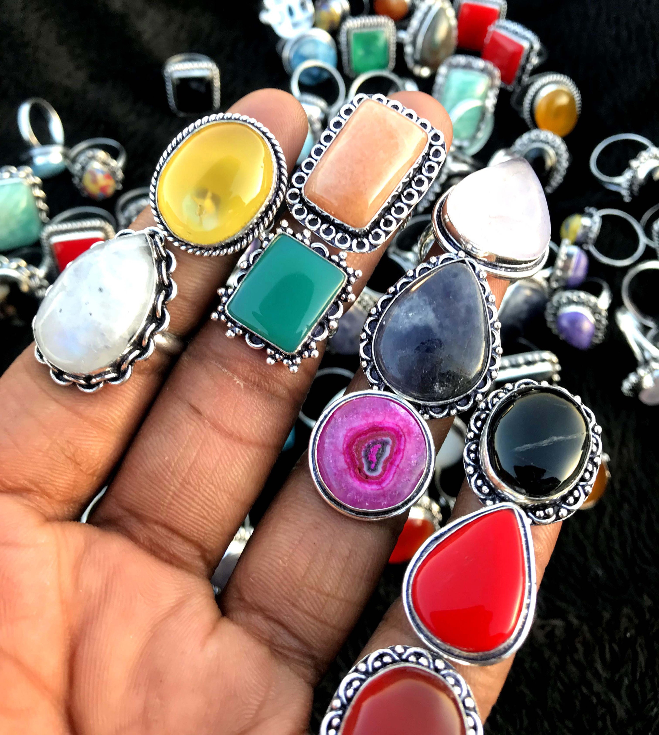 Cheap outlet crystal rings