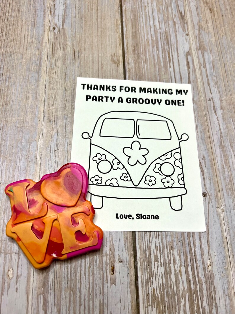 Two Groovy BIRTHDAY Party Favors Groovy One Groovy Party Etsy