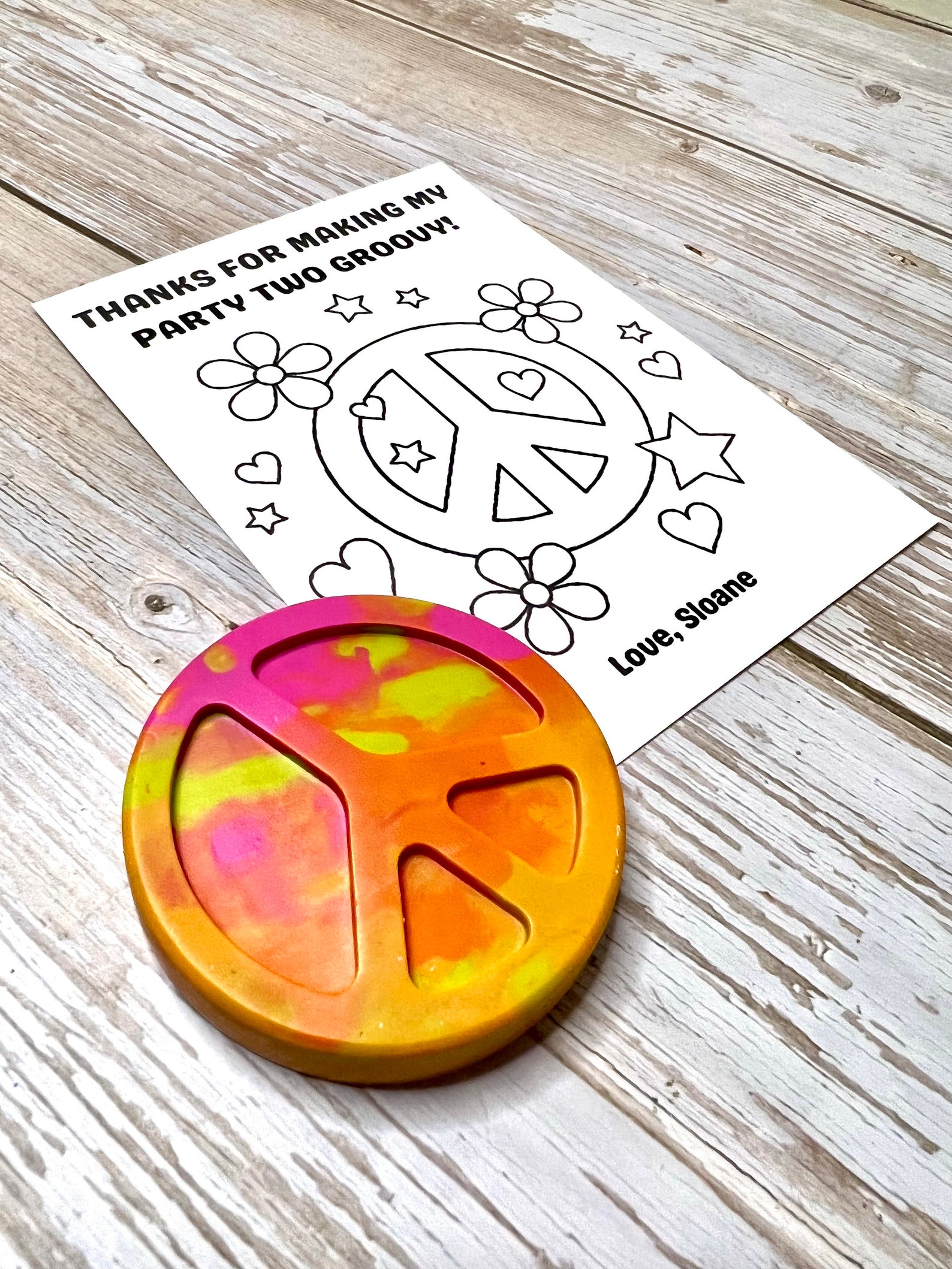 Two Groovy BIRTHDAY Party Favors Groovy One Groovy Party Etsy