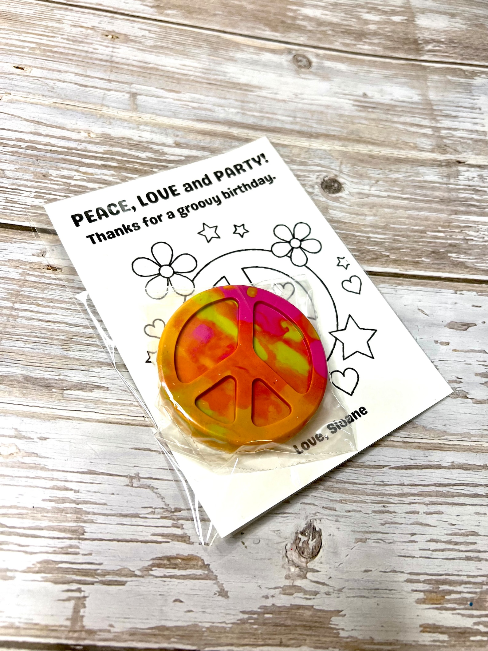 Two Groovy BIRTHDAY Party Favors Groovy One Groovy Party Etsy