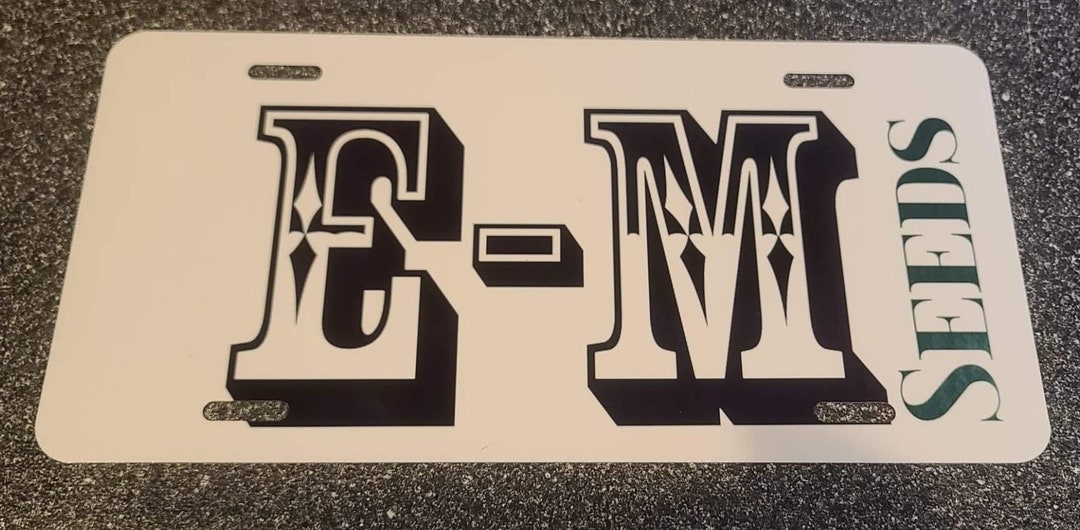 Custom Vanity License Plate Etsy