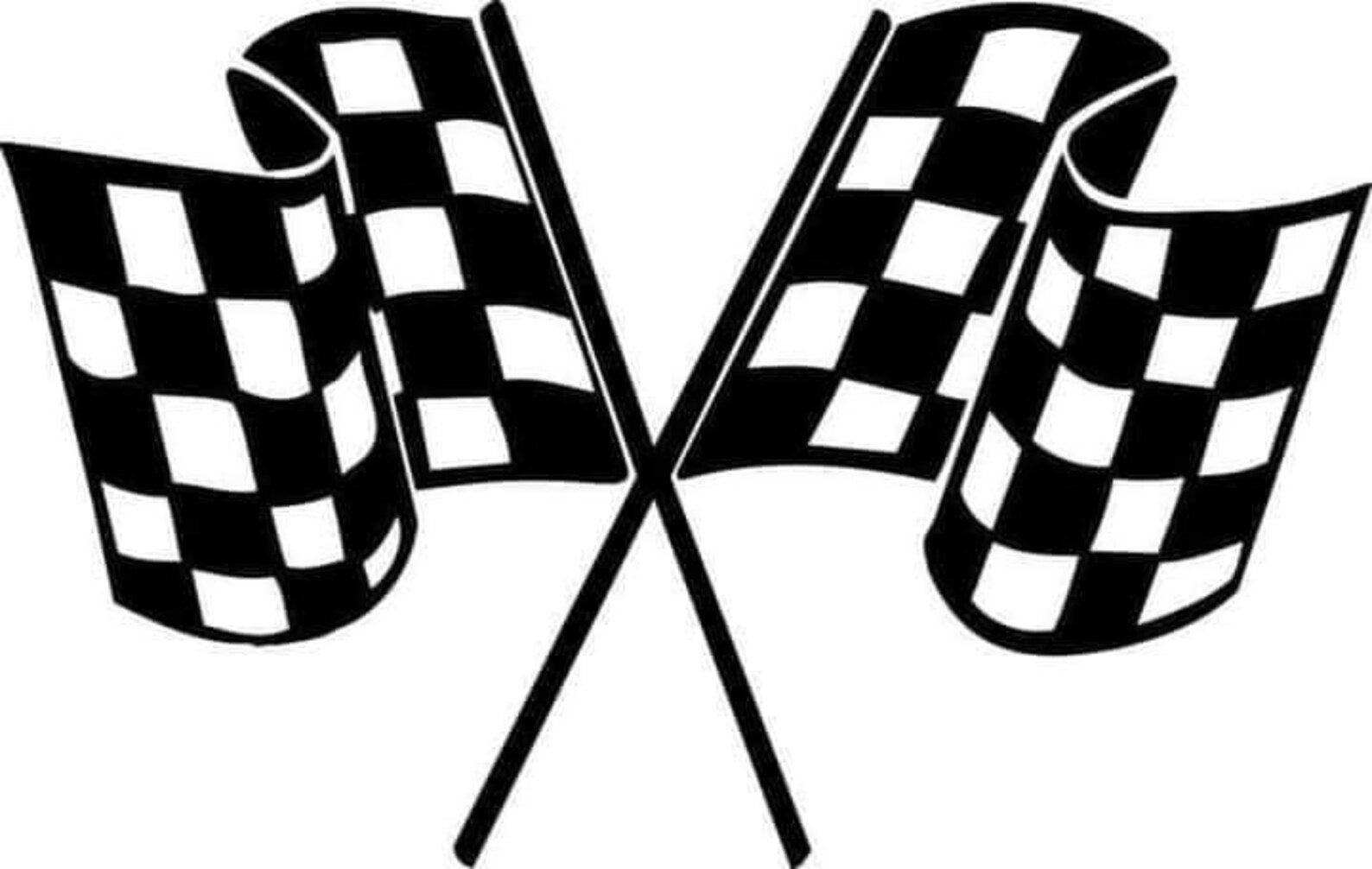 Custom Racing Flag Decal Bumper Sticker Window Decal Laptop Etsy