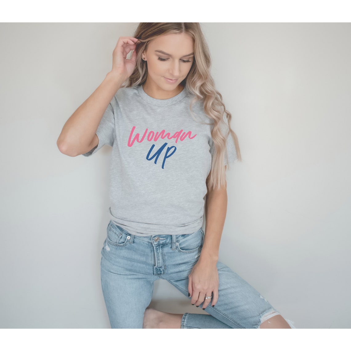 Woman Up Tee Woman Up Shirt Woman Up TShirt Empowered | Etsy