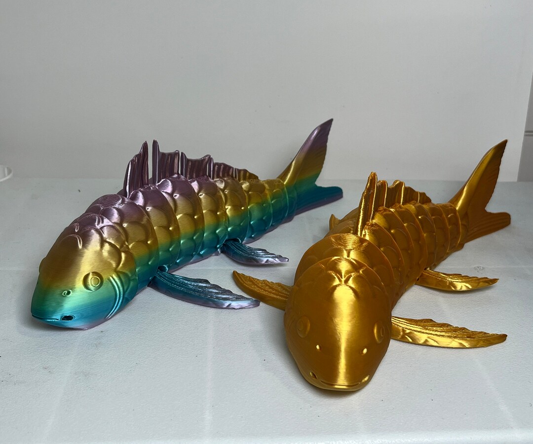 Articulating Koi Fish Desk Fidget Toy Koi Fish Décor Koi Etsy