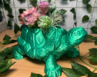 Schildkröte Blumentopf, Schildkröte Indoor Pflanzer, Reptil Sukkulenten Vase