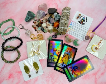 Crystal Confetti | Crystal Mystery Box, Mystery Crystal Box, Crystal Gift Box, Crystal Confetti Scoop, Crystal Scoop, Witchy Crystal Gifts