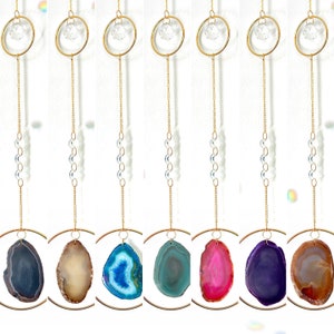 Crystal Suncatcher, Crystal Sun Catcher Hanging Crystals, Crystal Prism Suncatcher Crystal, Dopamine Decor, Rainbow Maker, Gift for Daughter