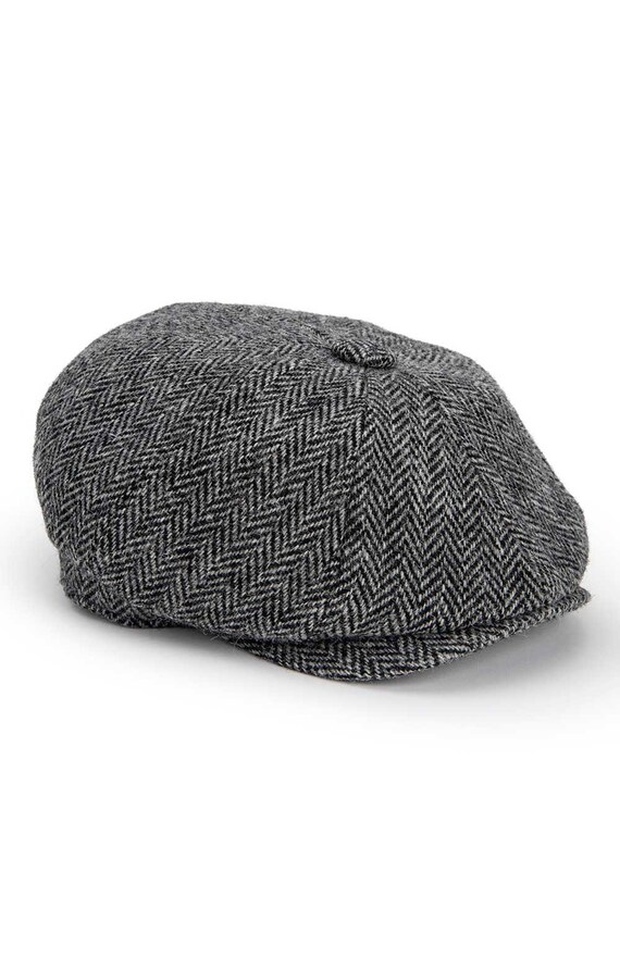 glen appin harris tweed flat cap
