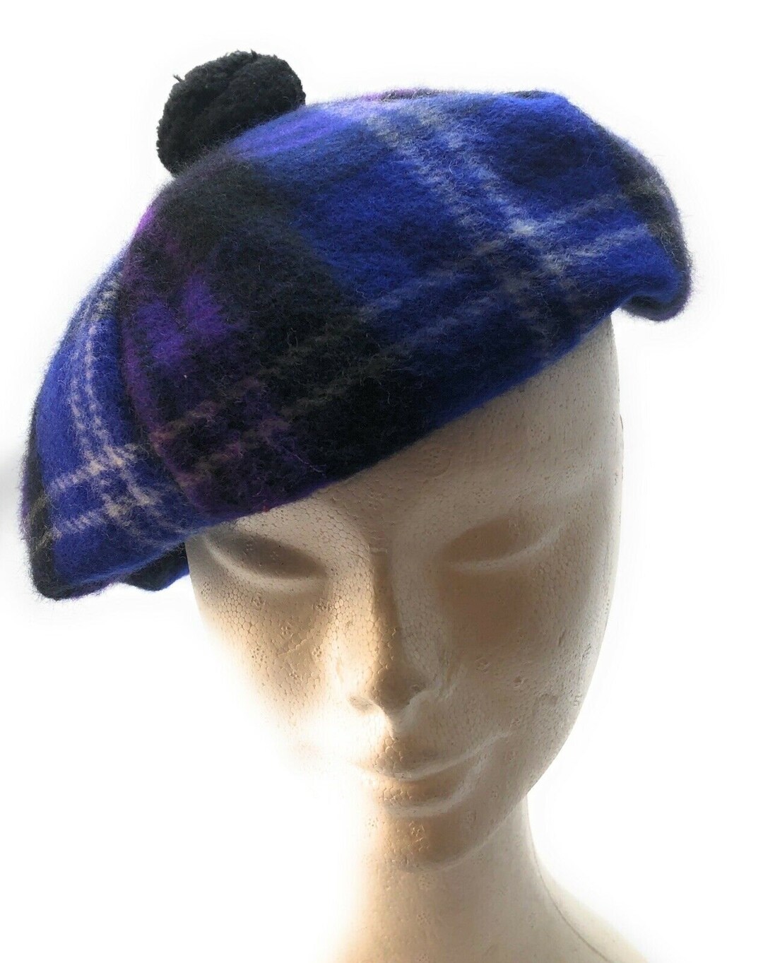 Heritage of Scotland Tartan Tammy Hat Cashmere Blend Etsy