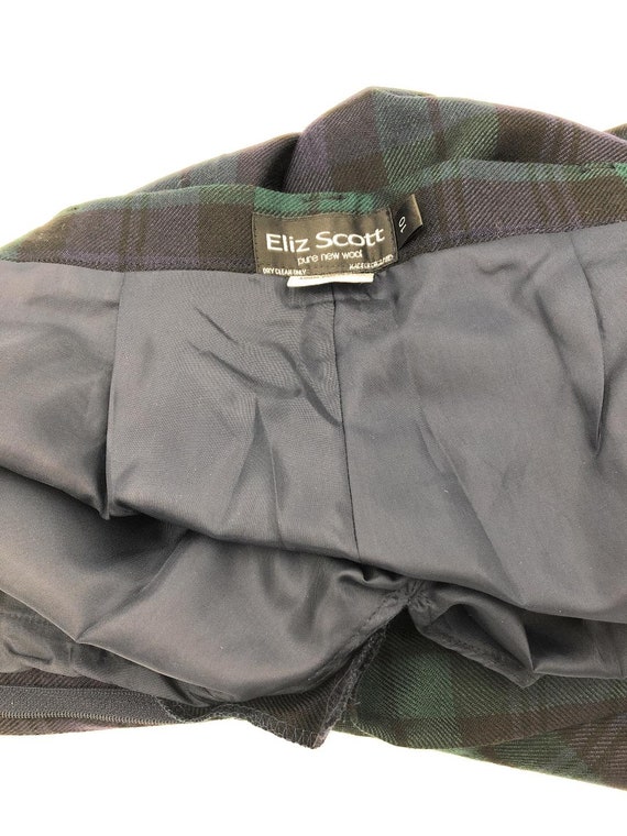 Ladies dress trousers Black watch 100% wool made in uk half lined
