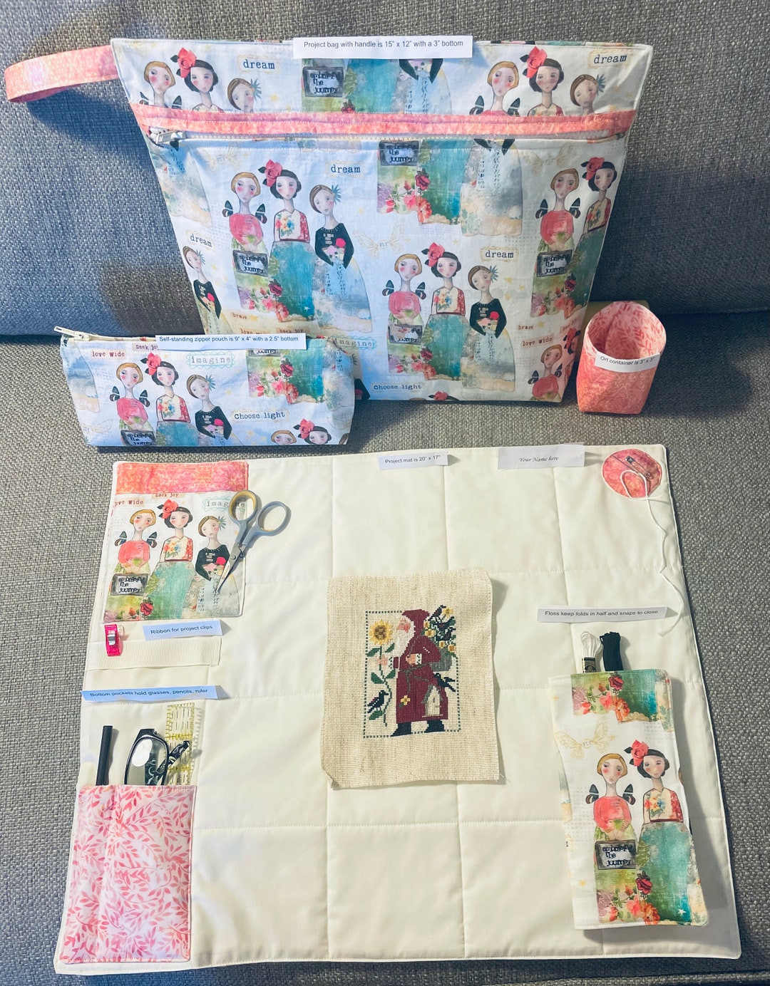 Crossstitch Retreat Set Etsy
