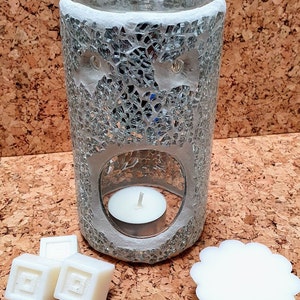Christmas Wax Melt Burner  Aroma Wax Oil Burner Wax Melts Crackle Oil Burner Christmas Gift