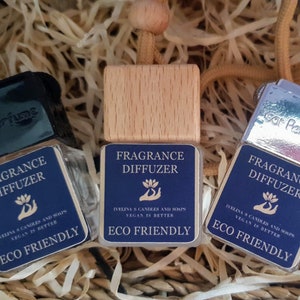 Ambientador colgante ecológico para coche, regalo para hombres con aroma natural