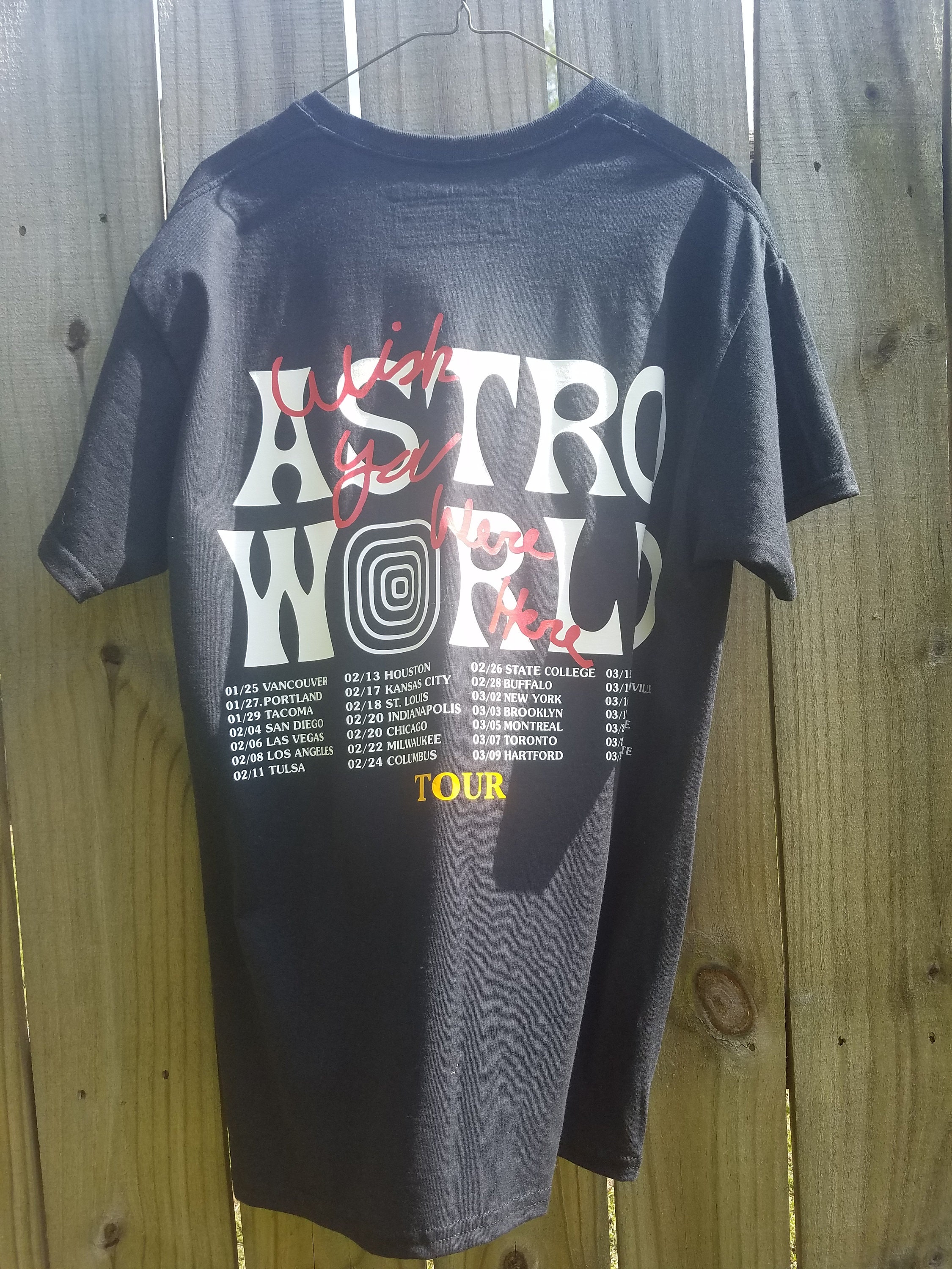astroworld nike t shirt
