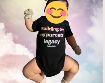 Building on my parents' legacy - Baby short sleeve one piece