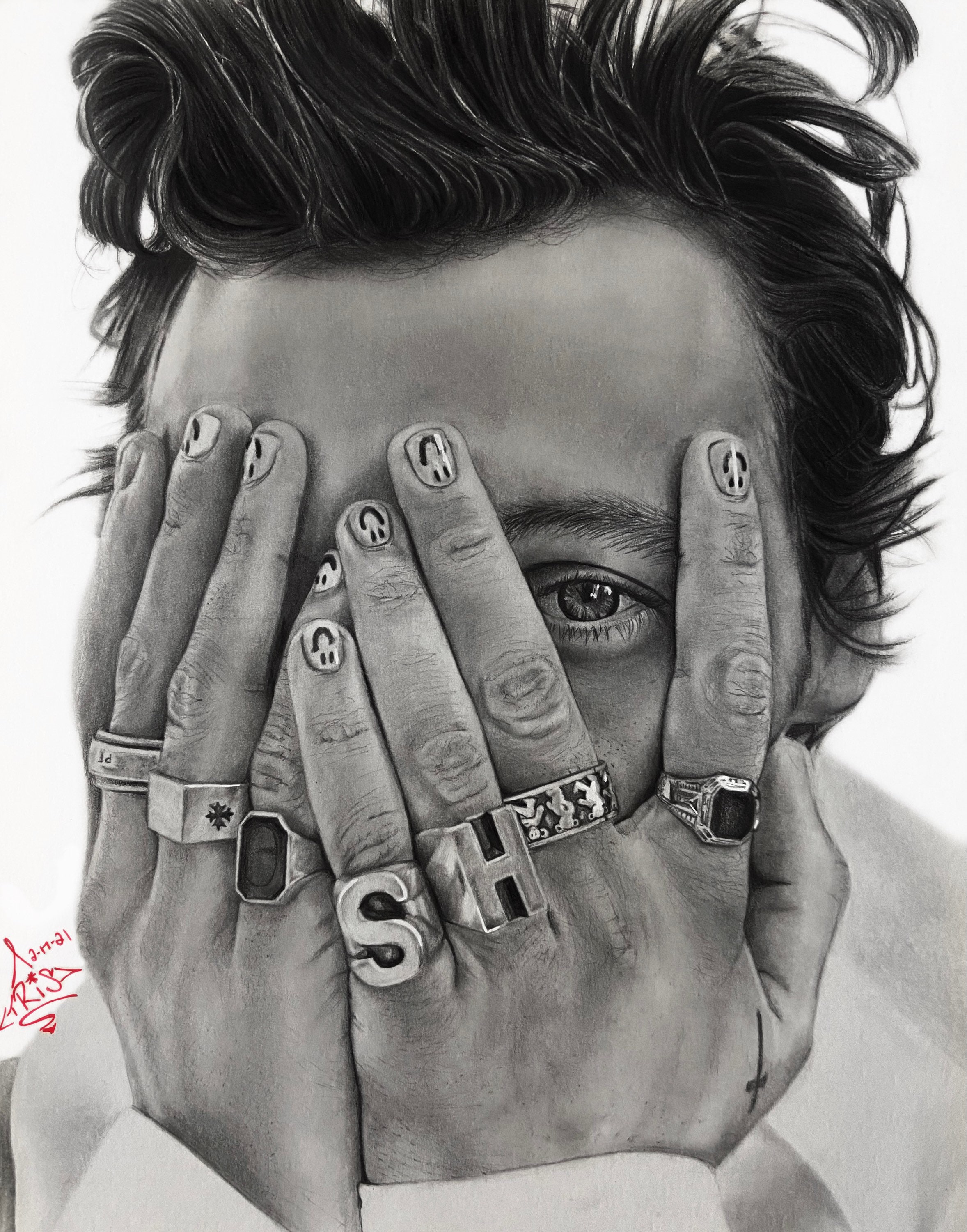 artistiq on X Pencil sketch of Harry  HarryStyles onedirection  httptcoXdnNv4MZz7  X