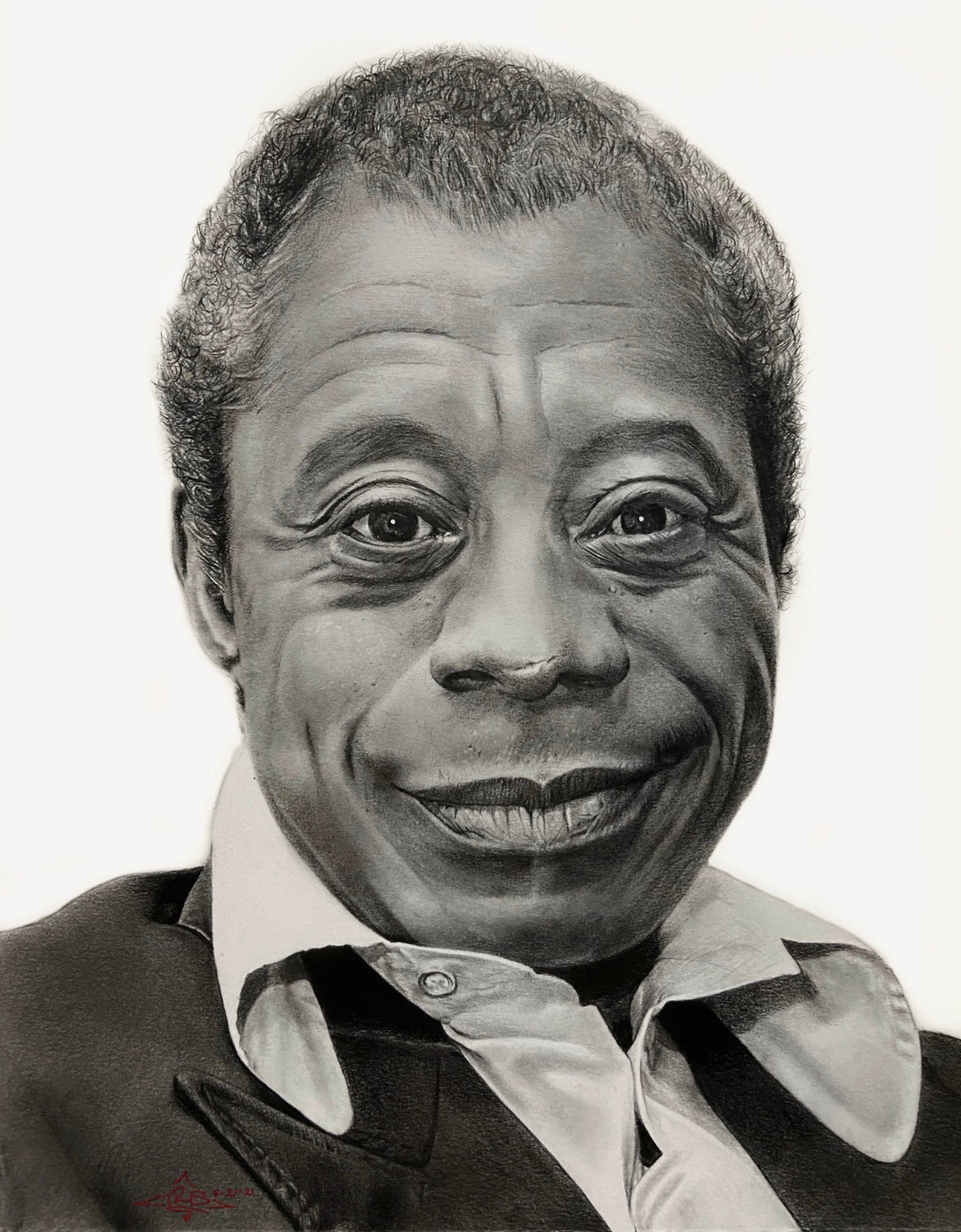 James Baldwin Drawing PRINT - Etsy