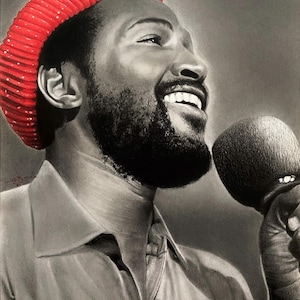 Marvin Gaye Drawing *PRINT*