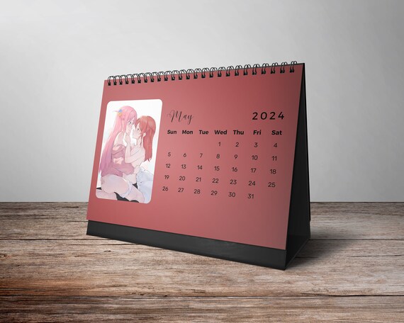 2024 Desk Calendar, Lesbian Calendar, Sexy Anime Poster, 2024 Anime Calendar,  Erotic Calendar, Sexy Woman Poster, Erotic Art, Christmas Gift - Etsy Israel