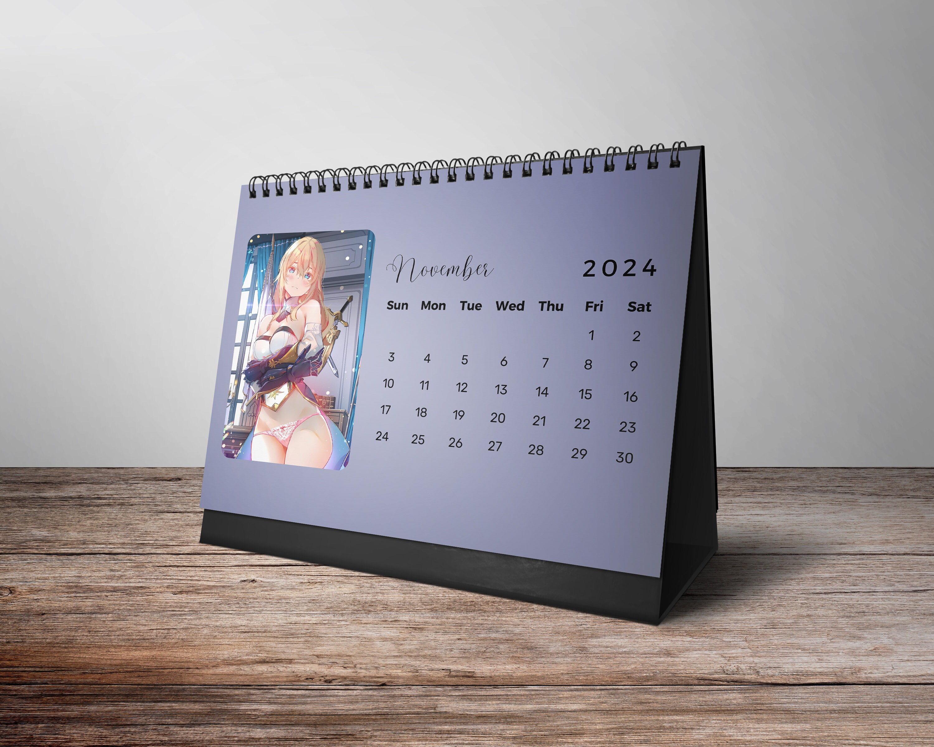 Boobs Calendar, 2025 Desk Calendar, 2025 Anime Calendar, Erotic