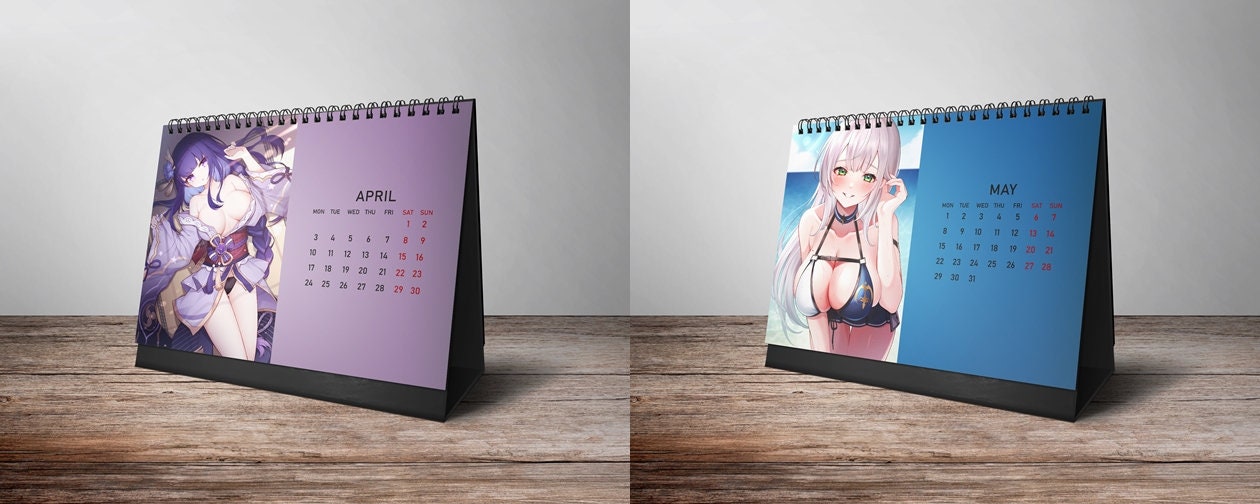 2023 Boobs Desk Calendar Anime Girl Poster 2023 Anime Etsy Australia