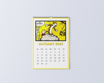 Calvin and Hobbes Desk Calendar Etsy UK