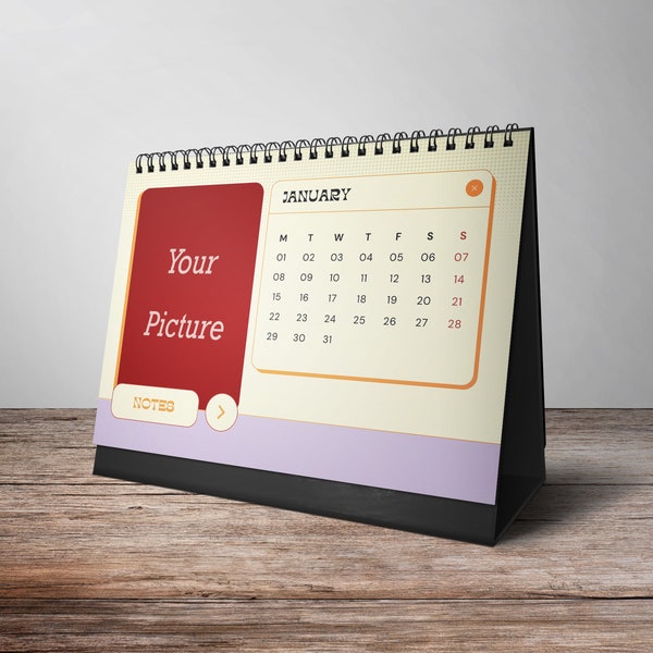 Custom Calendar, 2024 Desk Calendar, 2024 Custom Calendar, Personalized Calendar, 2024 Calendar, Christmas Gift