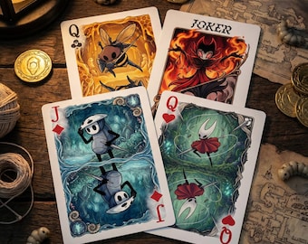 Hollow Knight Playing Cards, Unique Poker Cards, Christmas Gift