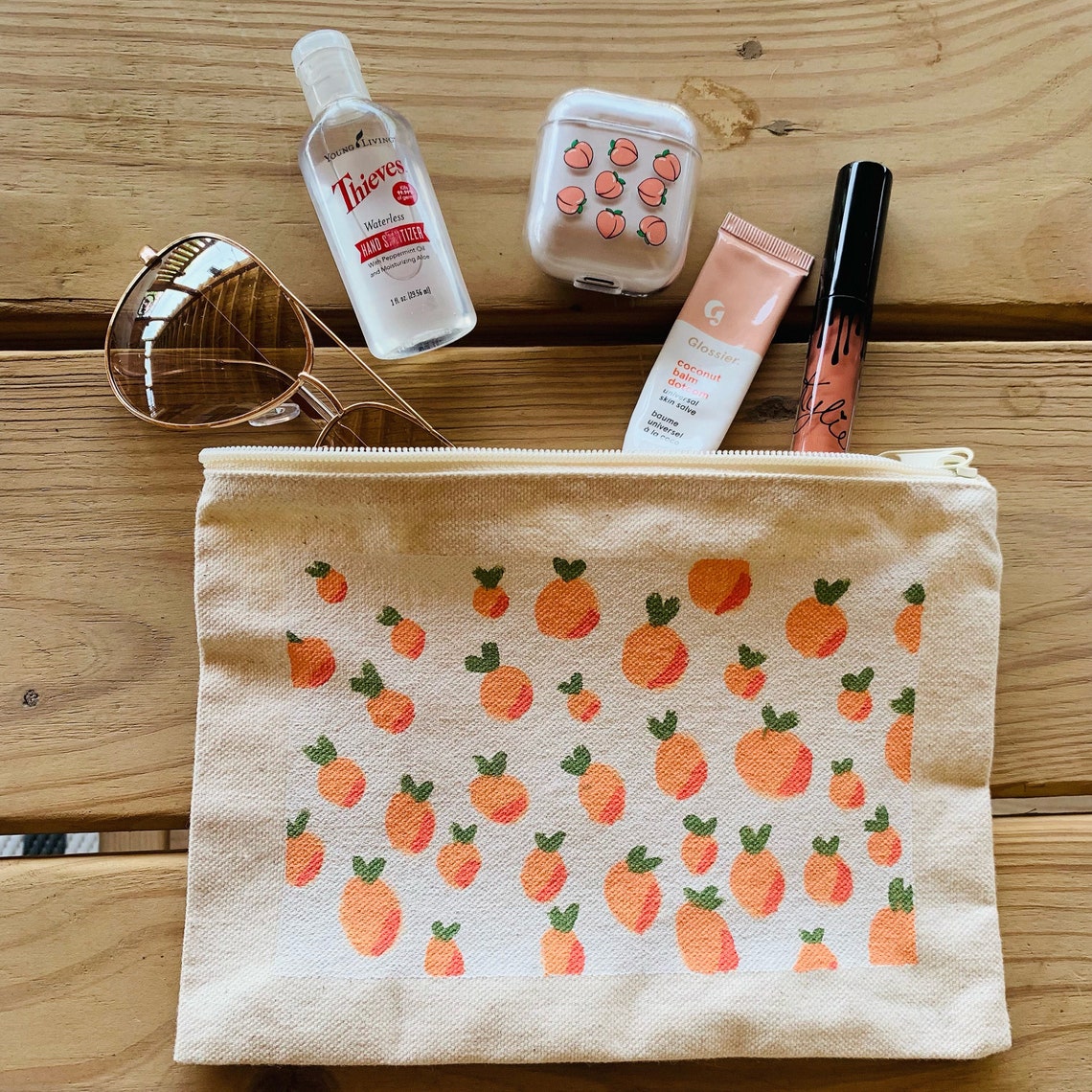 Hand painted pouch Etsy