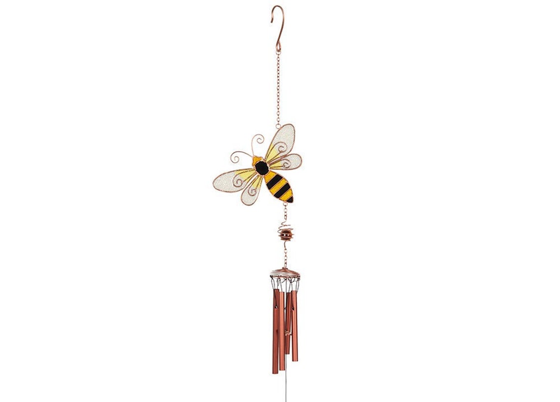 Flying Bumble Bee Wind Chimes Etsy