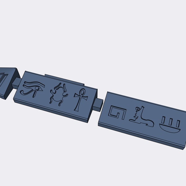 EGYPT frame variant for modular Chess BOARD STL files to print in 3D