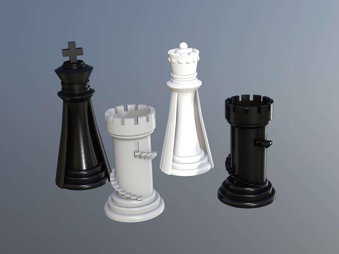 Free STL file Russian Chess Set ♟️・3D print object to download