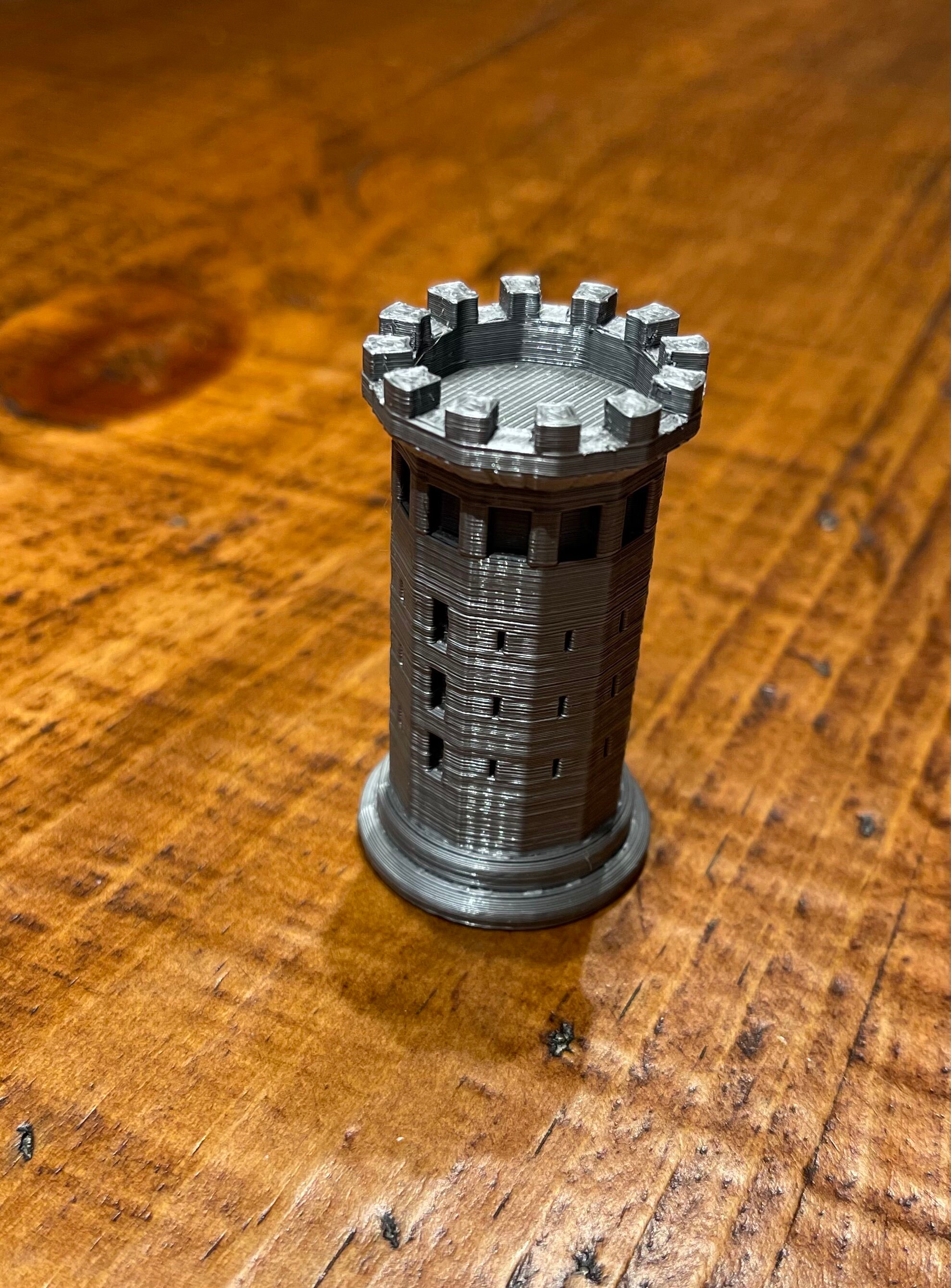 STL file Ajedrez Medieval - Torre Humano・3D printing idea to