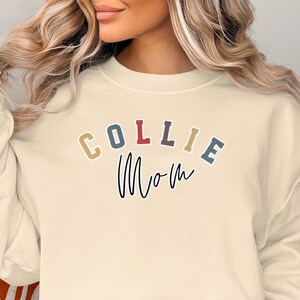 Collie Hund Mama Sweatshirt, Border Collie Pullover, Hundebesitzer Sweatshirt, Collie Besitzer Weihnachtsgeschenk, Collie Liebhaber Geburtstagsgeschenk