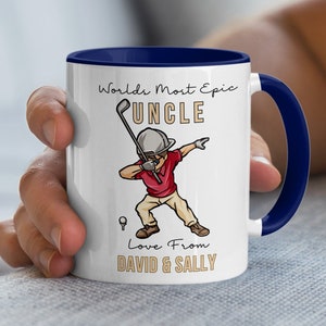 Custom Uncle Birthday Gift, Personalized Uncle Coffee Mug, Niece gift for Uncle, Nephew gift for Uncle, Custom Name ceramic mug