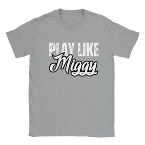 Miggy Almiron Newcastle Fan Shirt: Play Like Miggy Sports Grey