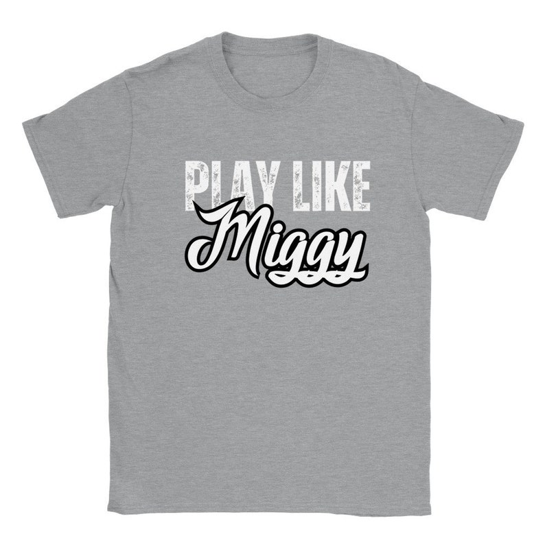 Miggy Almiron Newcastle Fan Shirt: Play Like Miggy Sports Grey