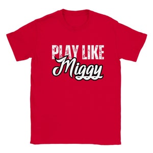 Miggy Almiron Newcastle Fan Shirt: Play Like Miggy Red