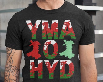 Yma O Hyd Welsh T-Shirt: Wales World Cup, Cymru Pride