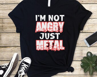 Funny Heavy Metal T-Shirt: Rock Music Gift