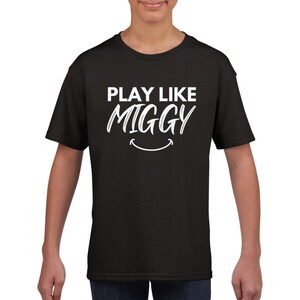 Newcastle United Youth Tee: "Play Like Miggy" Football Shirt image 3