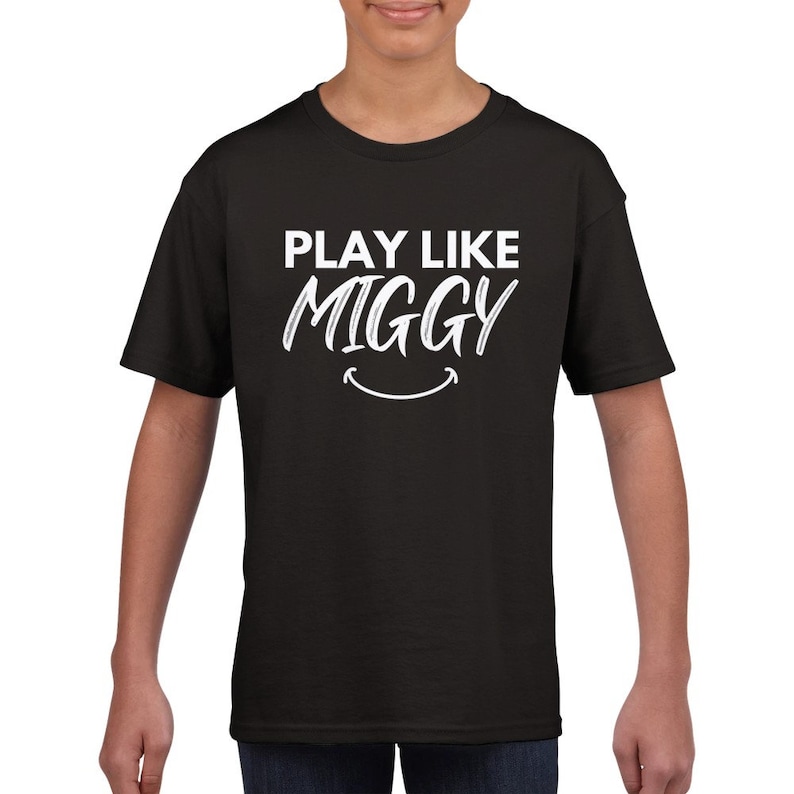 Newcastle United Youth Tee: "Play Like Miggy" Football Shirt image 3