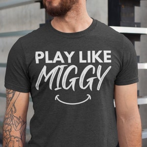 Gioca come Miggy Newcastle fan Shirt, Newcastle United, regalo Newcastle United, maglia da calcio, t-shirt Miguel Almiron