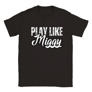 Miggy Almiron Newcastle Fan Shirt: Play Like Miggy Black