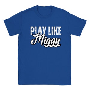 Miggy Almiron Newcastle Fan Shirt: Play Like Miggy Royal