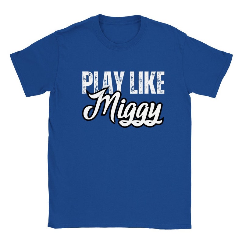 Miggy Almiron Newcastle Fan Shirt: Play Like Miggy Royal