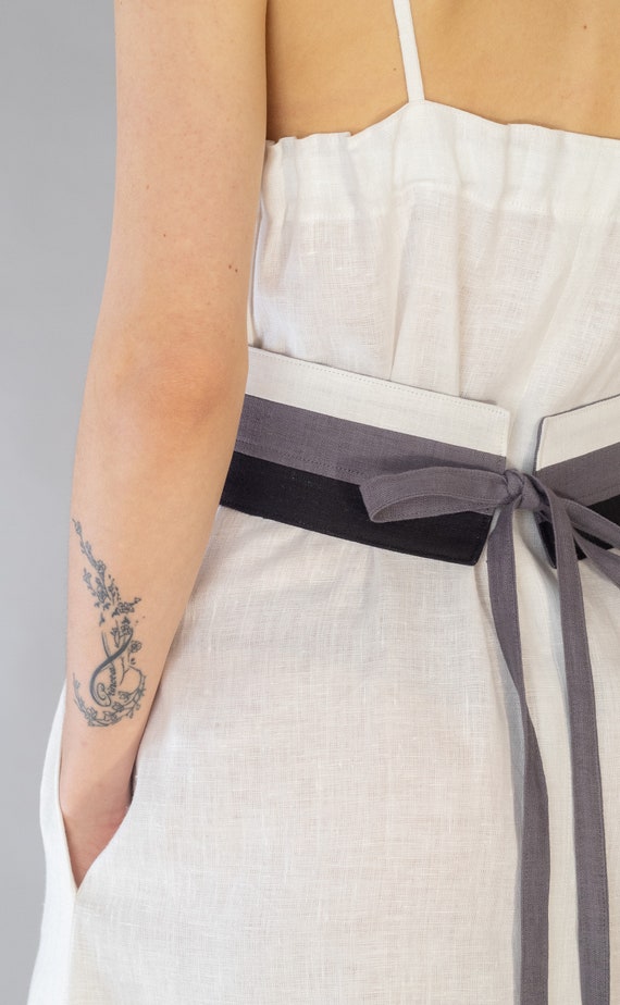 Ceinture top en lin